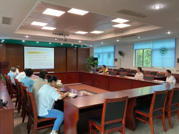 加工所畜禽加工与行政党支部开展党史学习教育专题党课