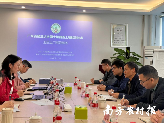 广东省土壤普查办内业技术组负责同志张桥叮嘱各位专家通过交流示范找出问题，并持续跟踪到底，将各个技术难题逐一攻破。
