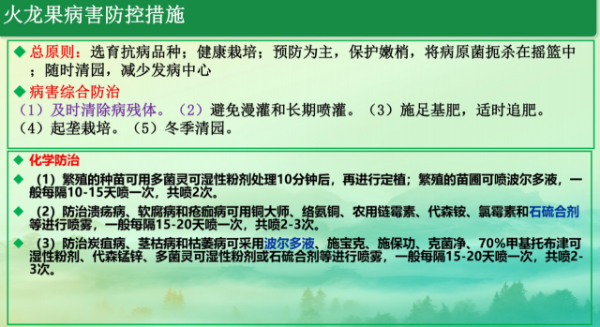 火龙果病虫害防控